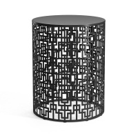 Столик Журнальный из ажурного металла Gueishi единый размер черный LA REDOUTE INTERIEURS  фото, kupilegko.ru